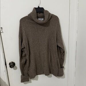 Old Navy Taupe Brown Turtleneck Sweater